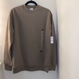 Tan- Light Brown Ardene Crew Neck Sweater